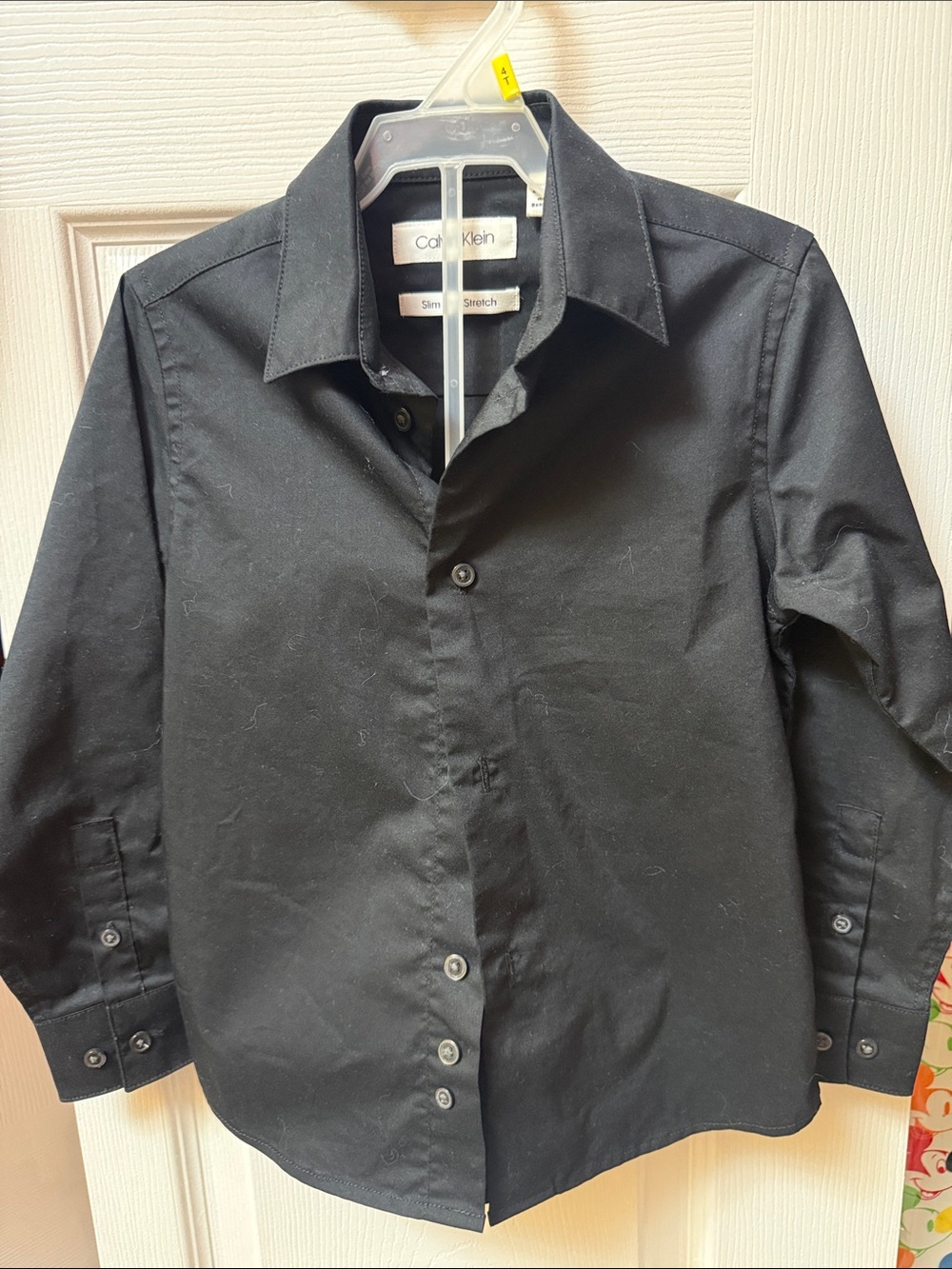Calvin Klein Black Slim Stretch Dress Shirt
